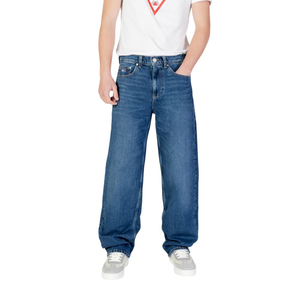 Tommy Jeans Blue Recycled Cotton Relaxed Fit Jean