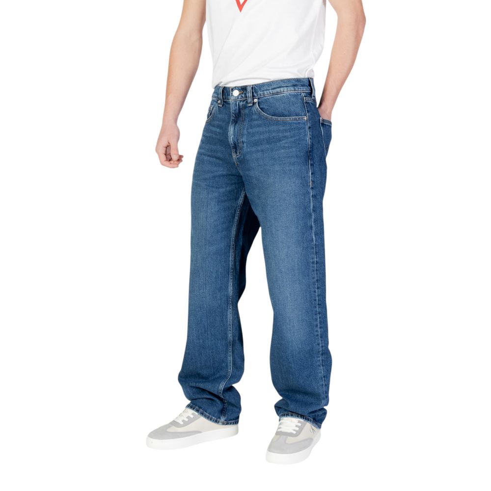 Tommy Jeans Blue Recycled Cotton Relaxed Fit Jean