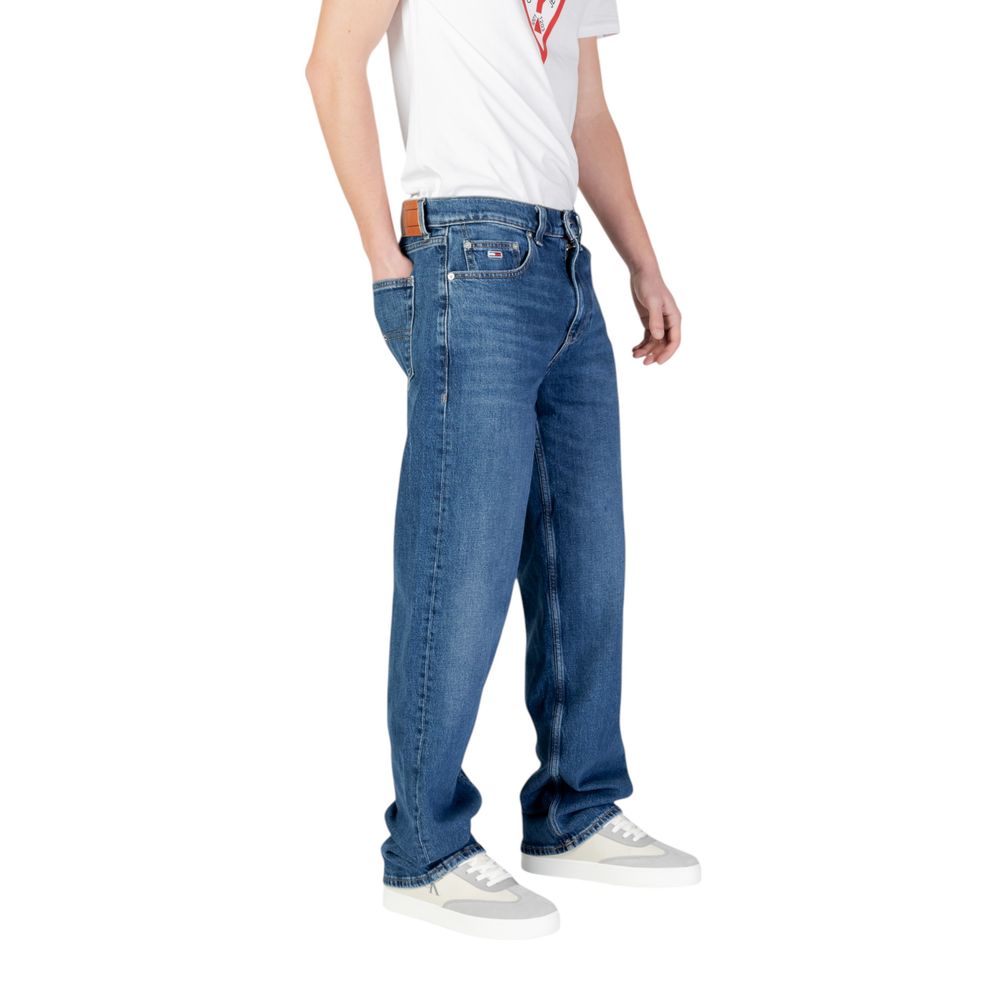Tommy Jeans Blue Recycled Cotton Relaxed Fit Jean