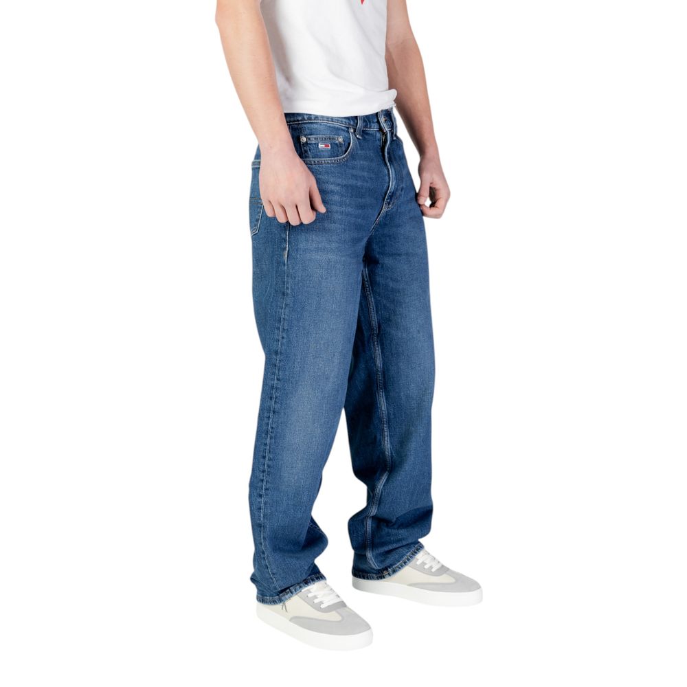 Tommy Jeans Blue Recycled Cotton Relaxed Fit Jean