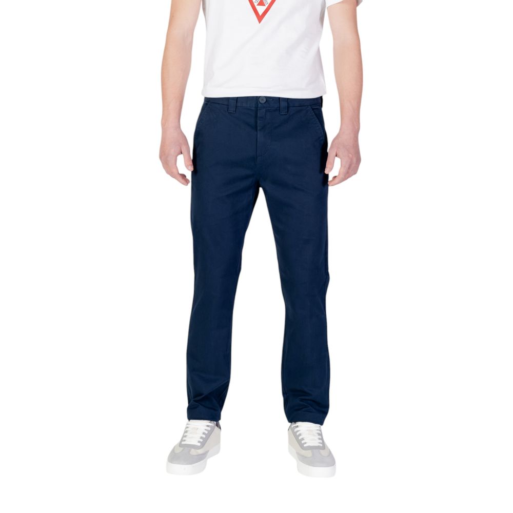 Tommy Jeans Blue Cotton Skinny Pant