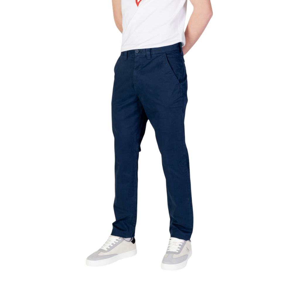 Tommy Jeans Blue Cotton Skinny Pant