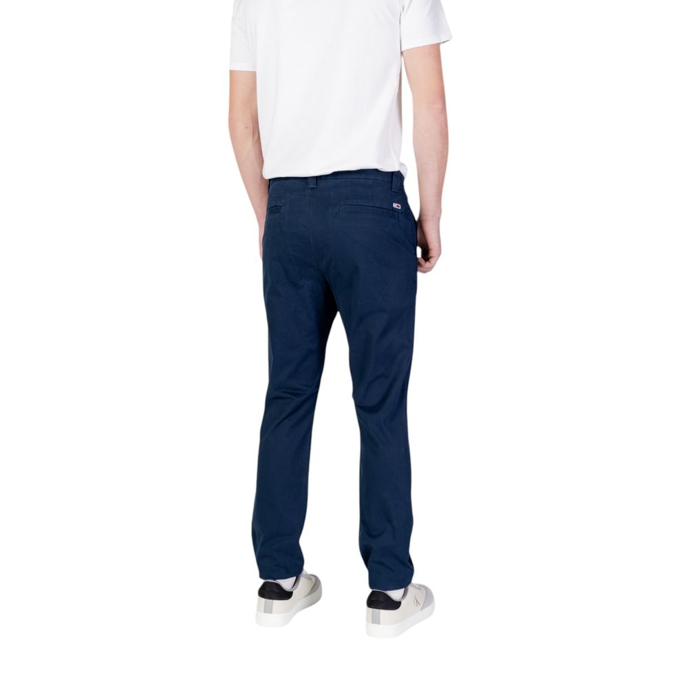 Tommy Jeans Blue Cotton Skinny Pant
