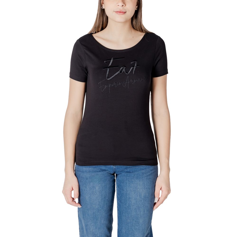 Armani EA7 Emporio Black Cotton T-Shirt