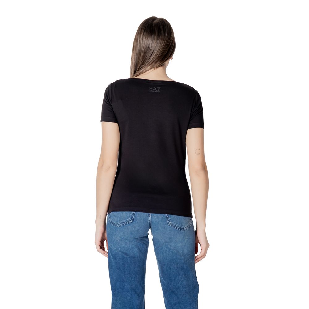Armani EA7 Emporio Black Cotton T-Shirt
