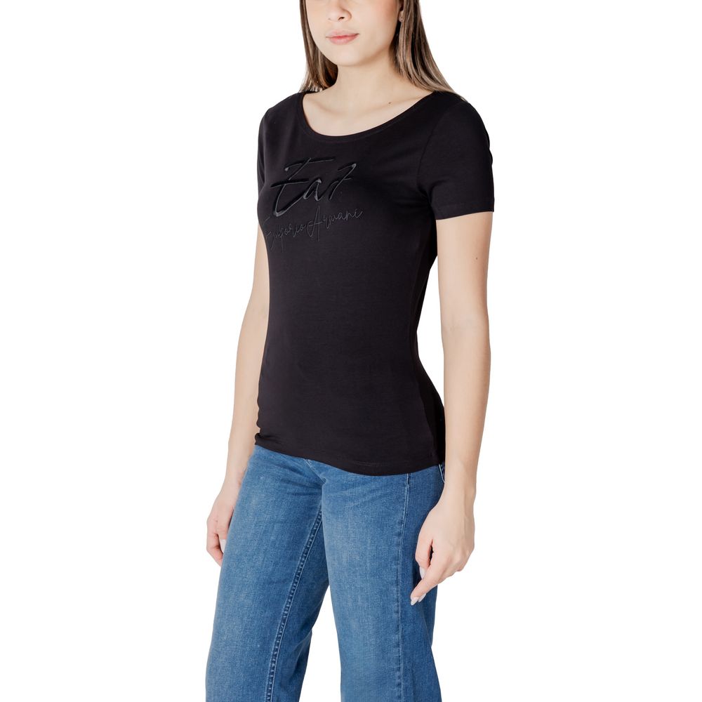 Armani EA7 Emporio Black Cotton T-Shirt