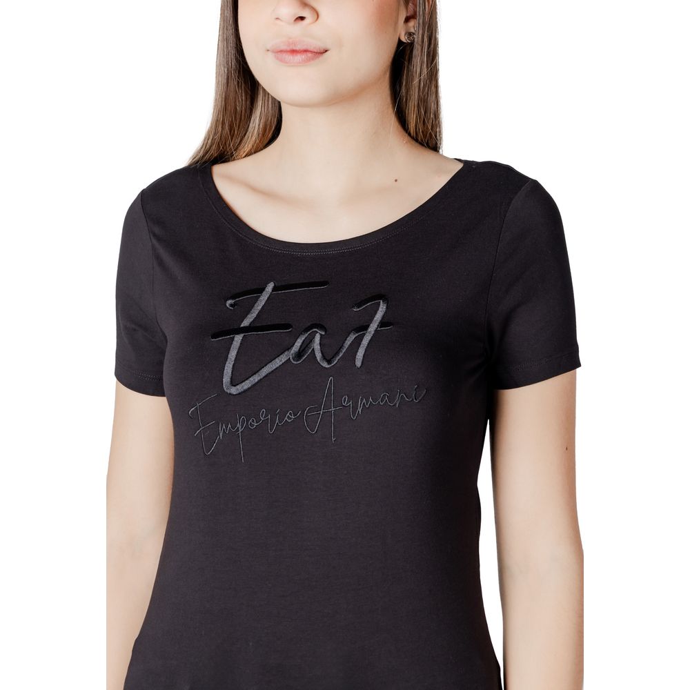 Armani EA7 Emporio Black Cotton T-Shirt
