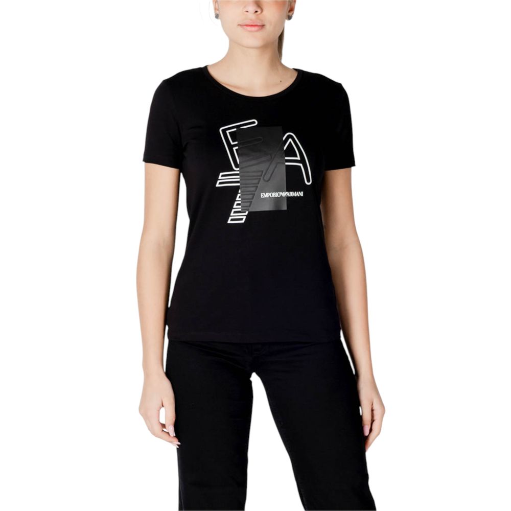 Armani EA7 Emporio Black Cotton T-Shirt