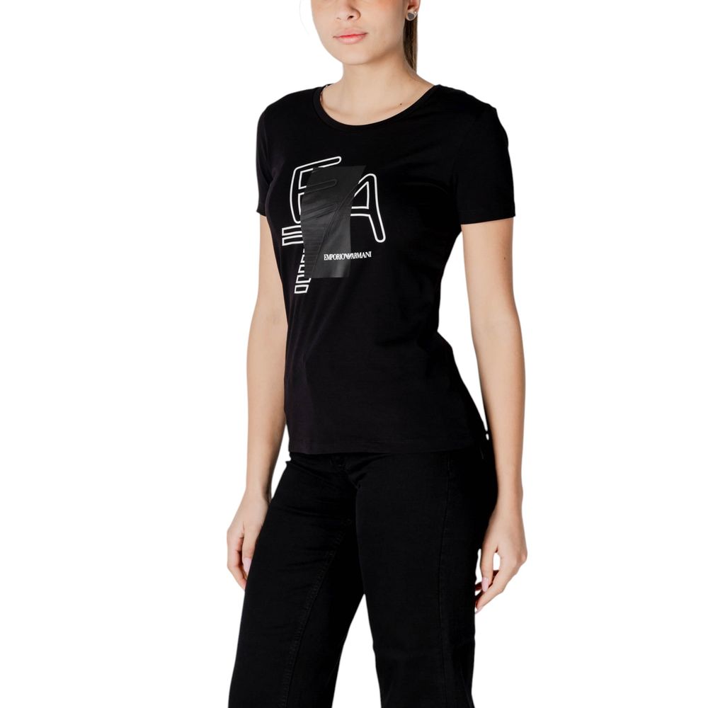 Armani EA7 Emporio Black Cotton T-Shirt