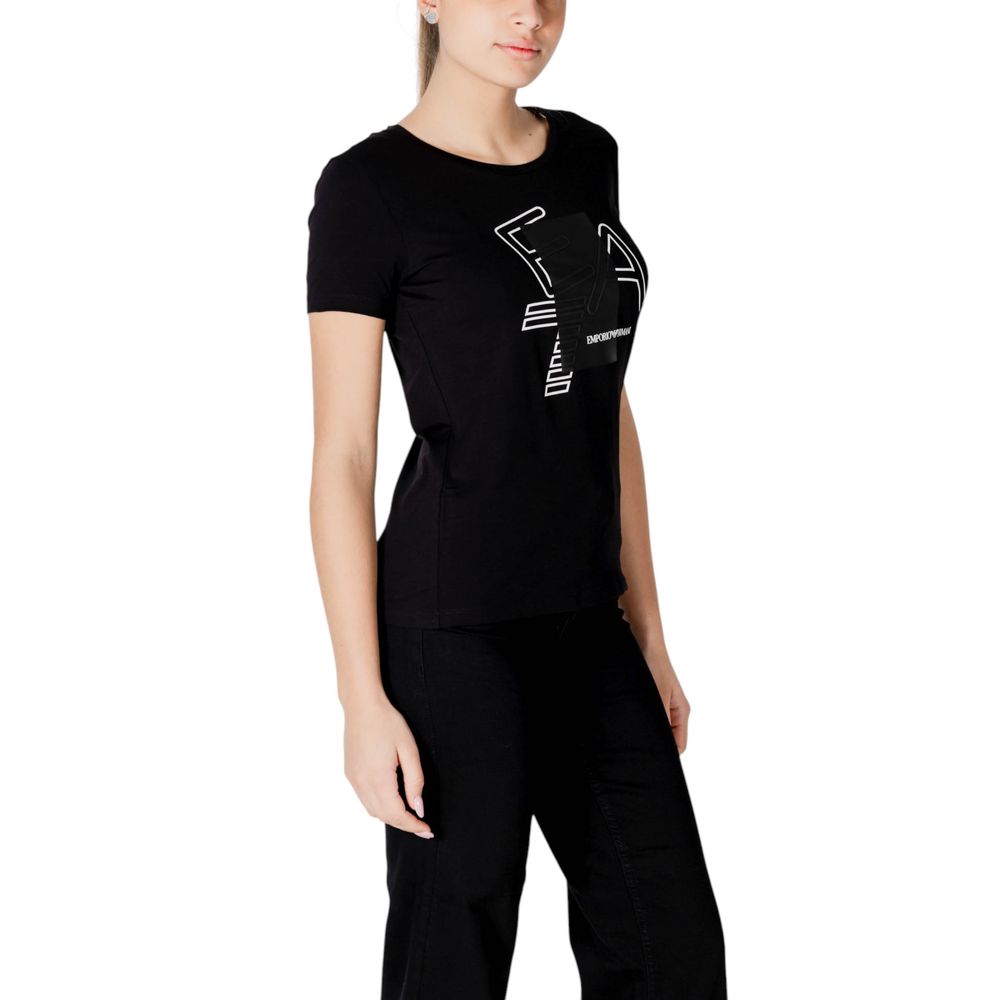 Armani EA7 Emporio Black Cotton T-Shirt