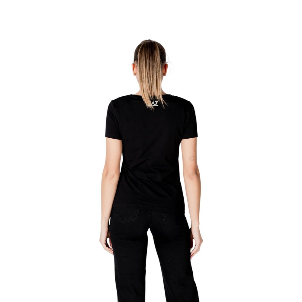 Armani EA7 Emporio Black Cotton T-Shirt