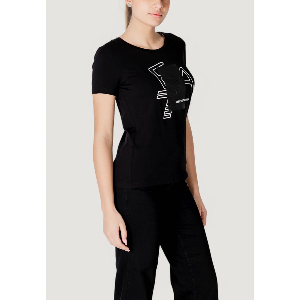 Armani EA7 Emporio Black Cotton T-Shirt