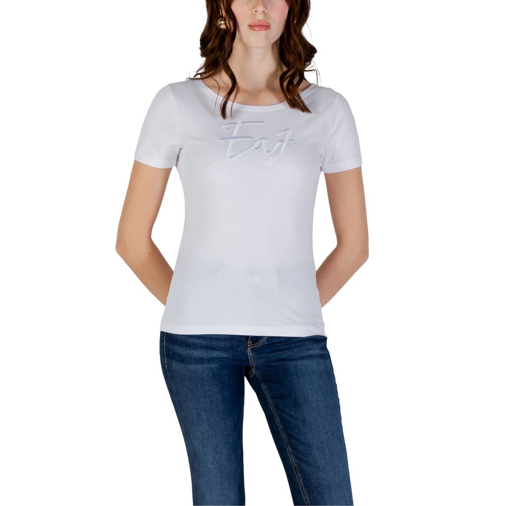 Armani EA7 Emporio White Cotton T-Shirt