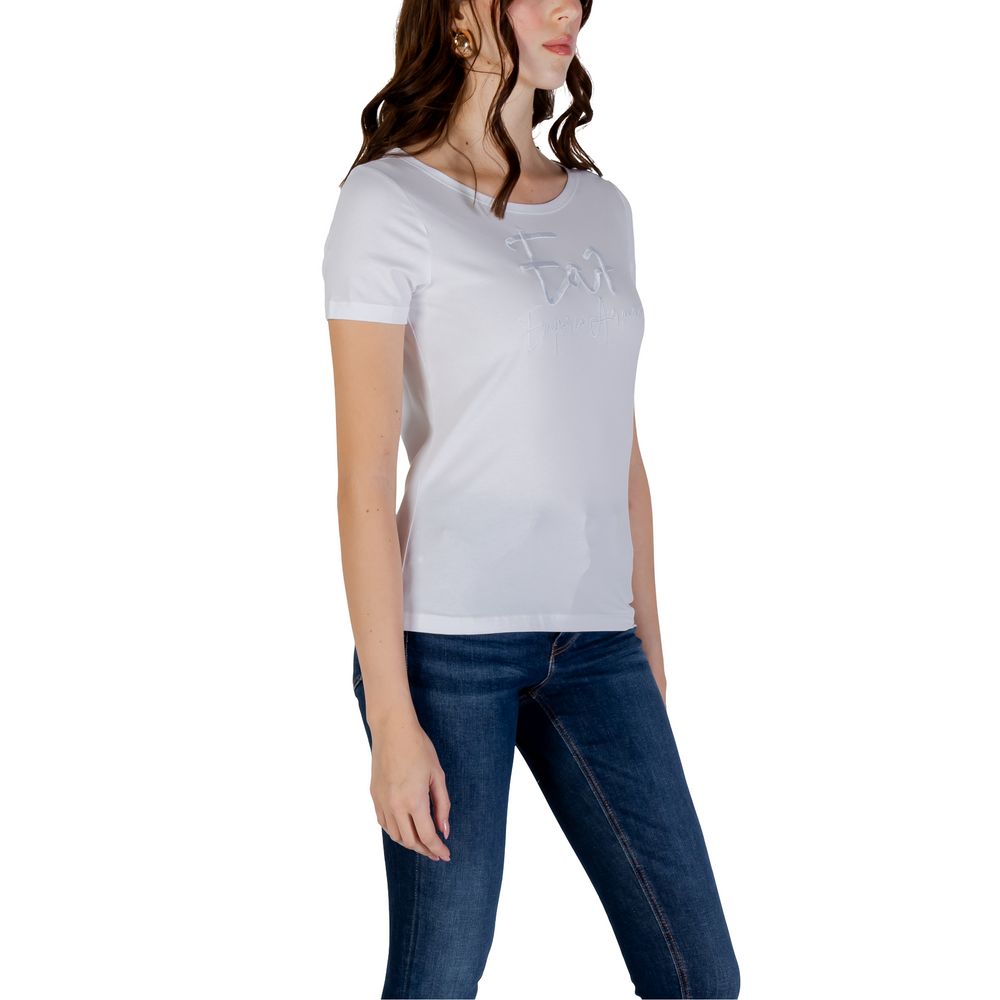 Armani EA7 Emporio White Cotton T-Shirt