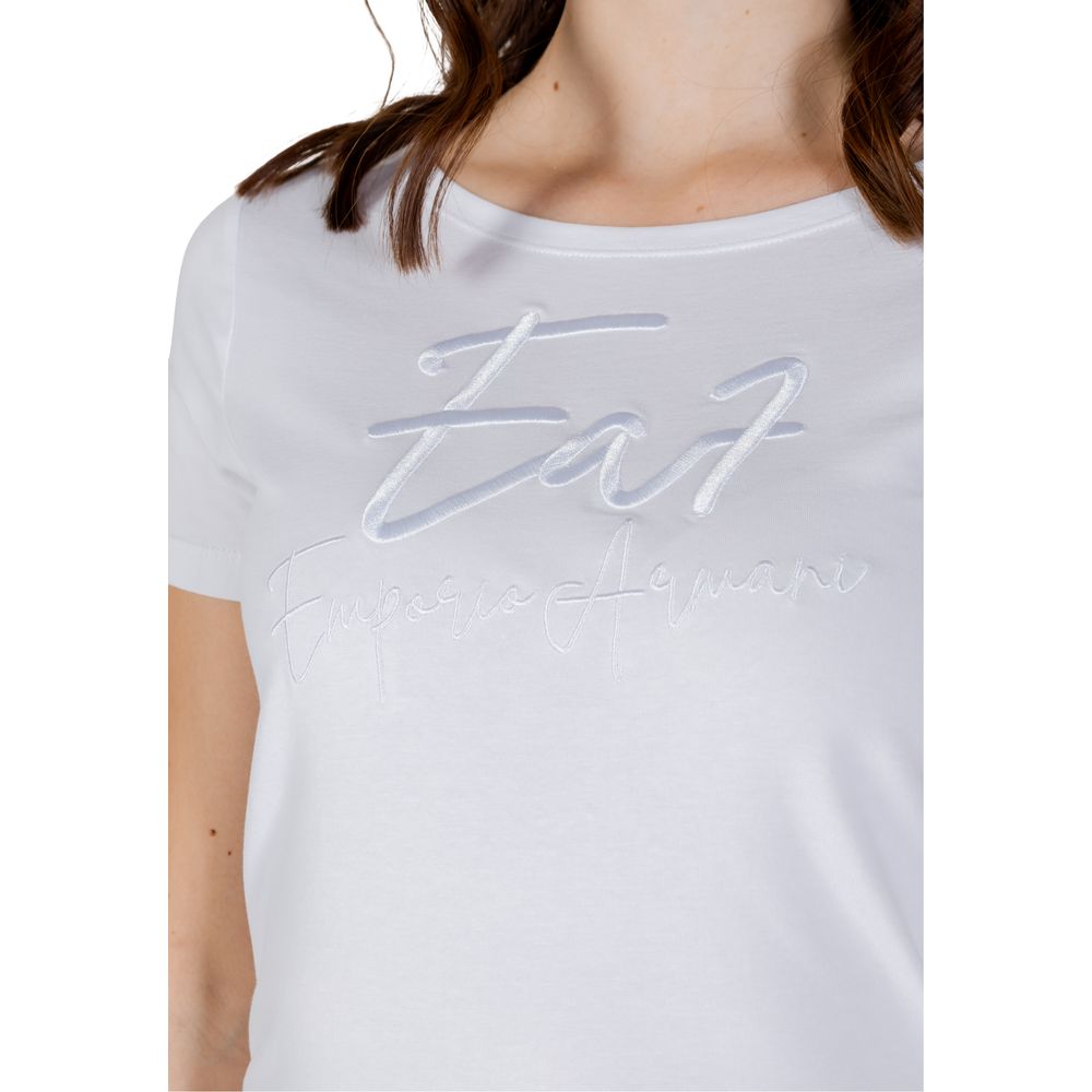 Armani EA7 Emporio White Cotton T-Shirt