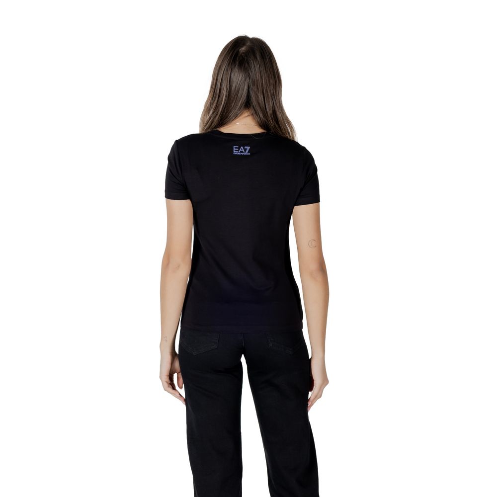 Armani EA7 Emporio Black Cotton T-Shirt