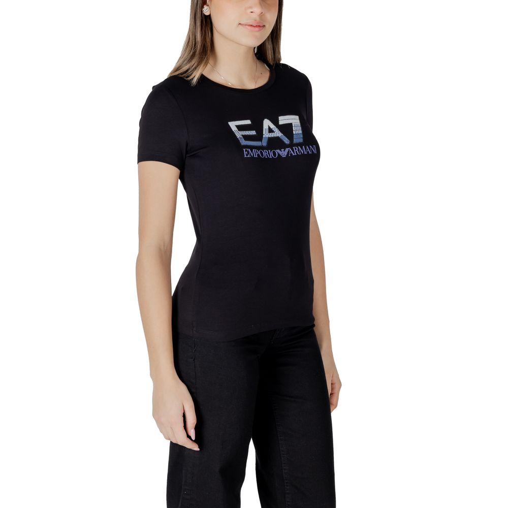 Armani EA7 Emporio Black Cotton T-Shirt