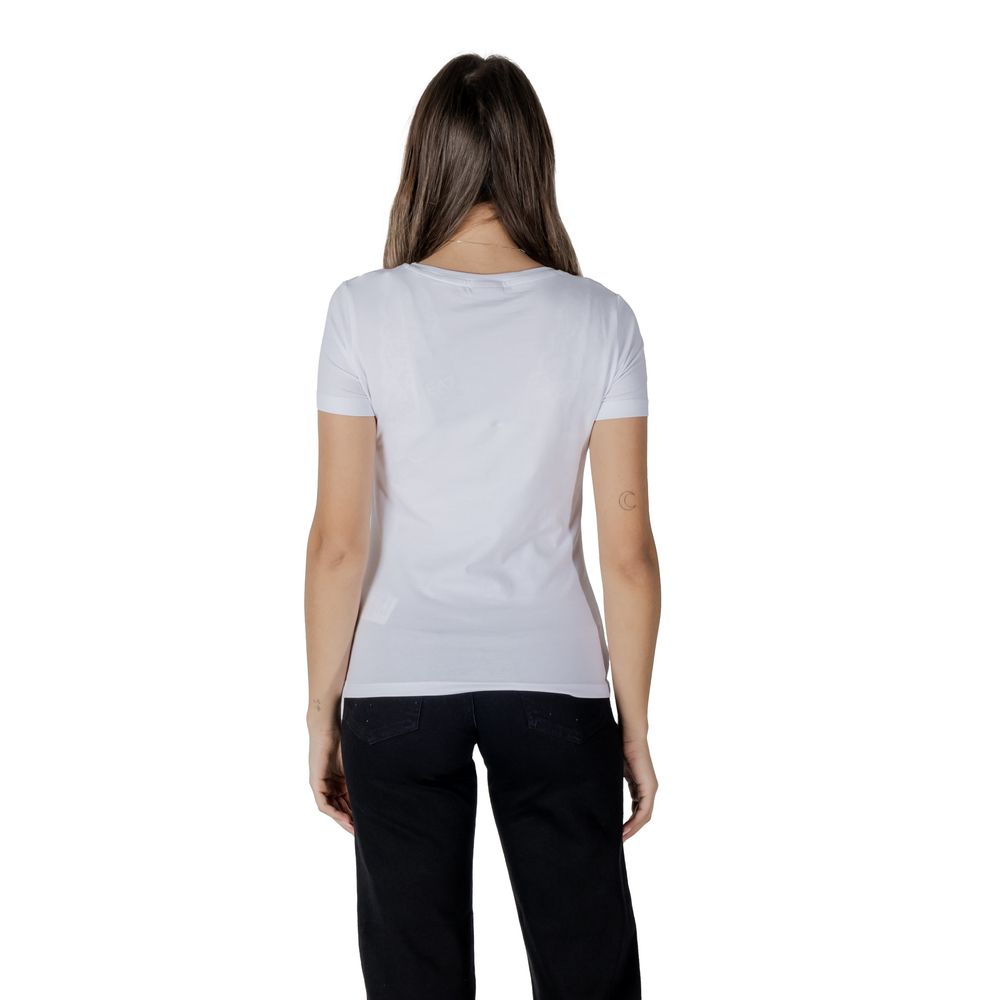 Armani EA7 Emporio White Cotton T-Shirt