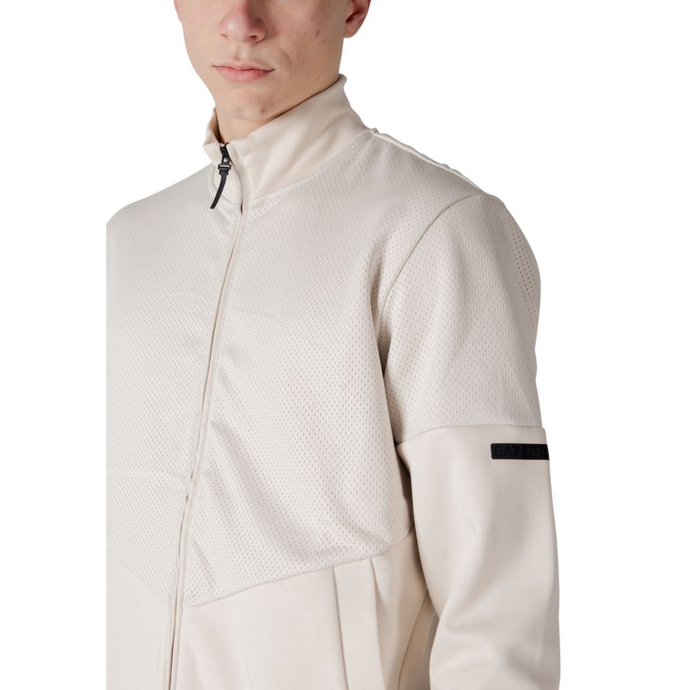 Armani EA7 Emporio Beige Cotton Sweatsuit