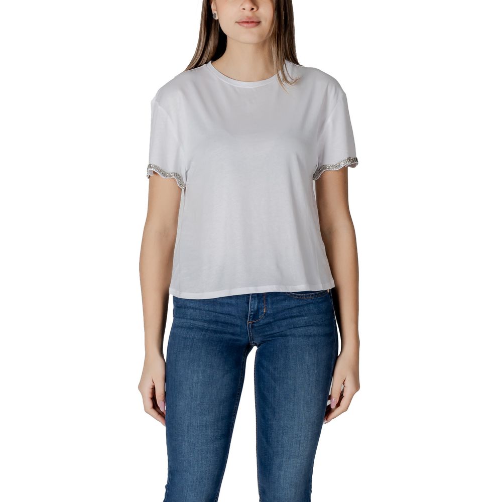 LIU JO White Cotton T-Shirt