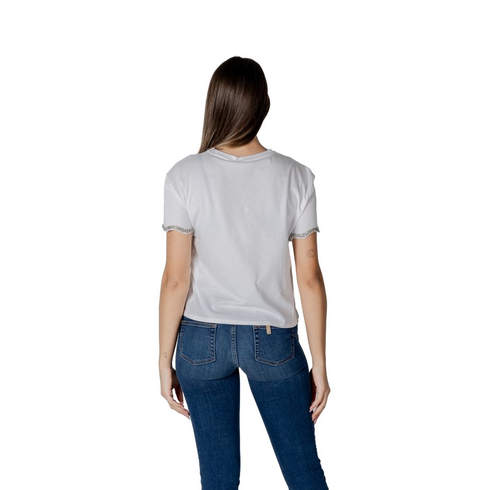 LIU JO White Cotton T-Shirt
