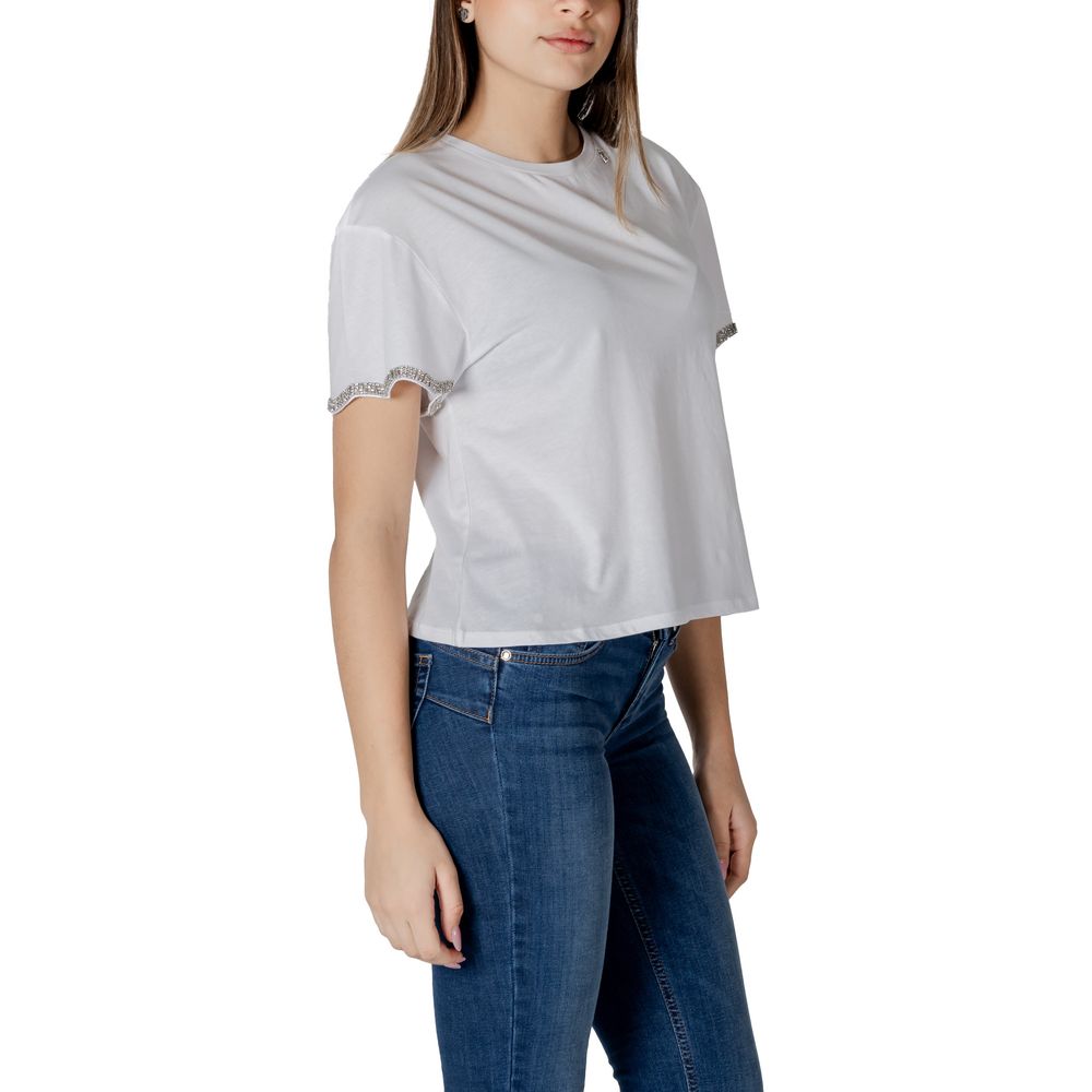 LIU JO White Cotton T-Shirt