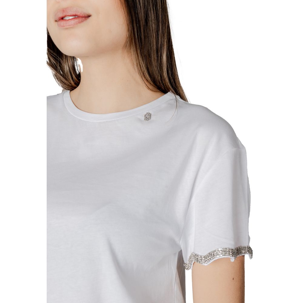 LIU JO White Cotton T-Shirt