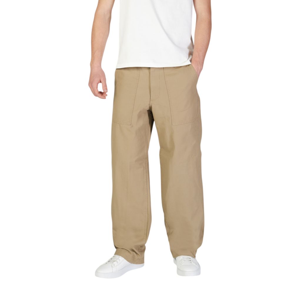 Jack & Jones Beige Cotton Pant