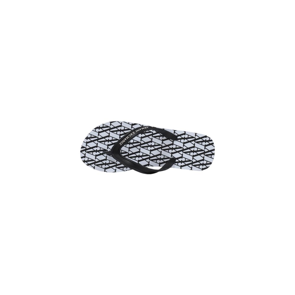 Armani Exchange White Rubber Flip-Flop Sandal
