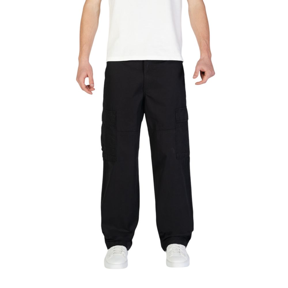 Jack & Jones Black Cotton Pant