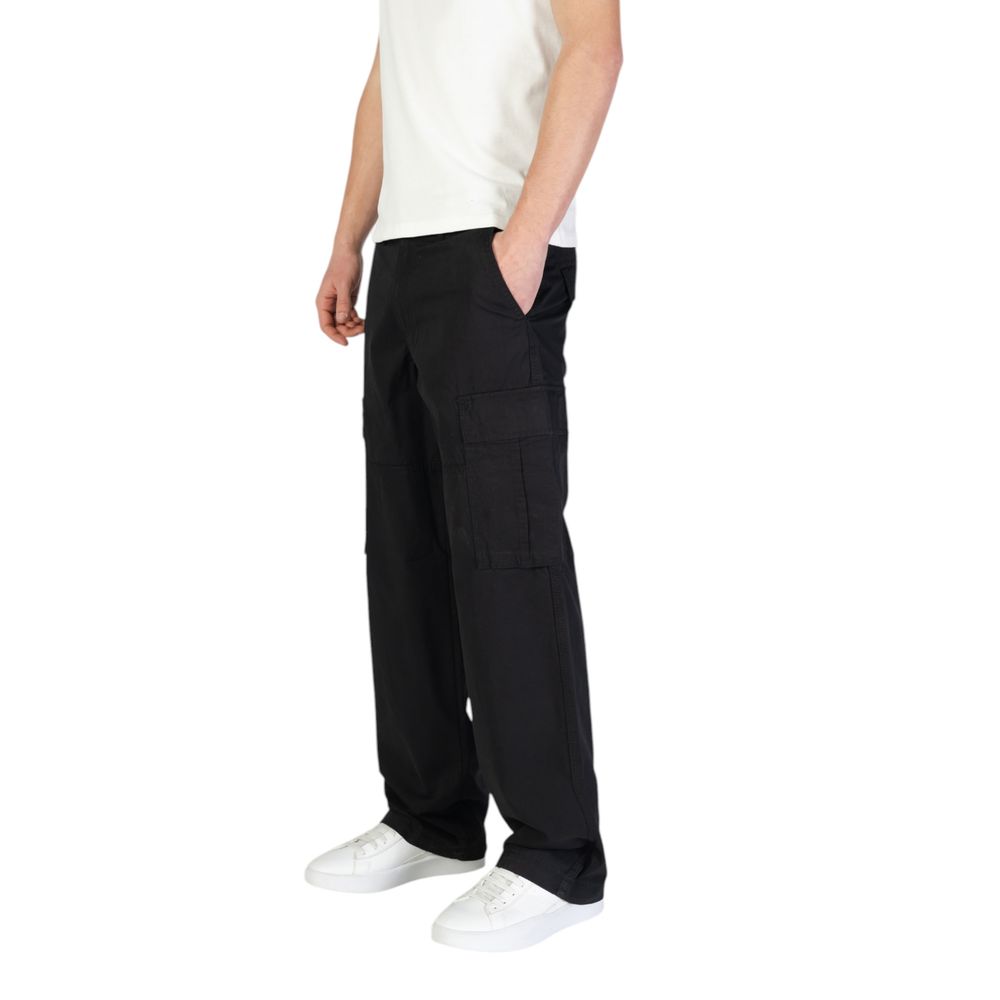 Jack & Jones Black Cotton Pant