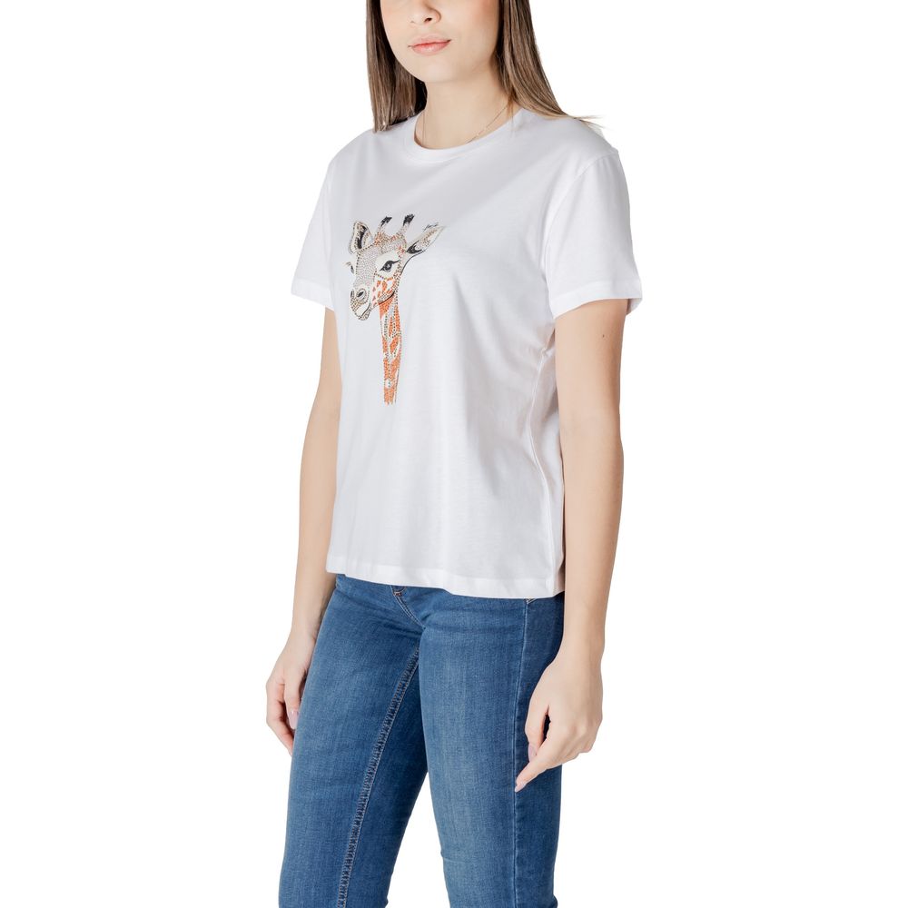 LIU JO White Cotton T-Shirt