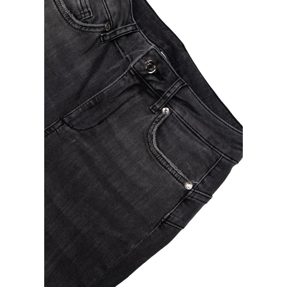 LIU JO Black Cotton Skinny Jean