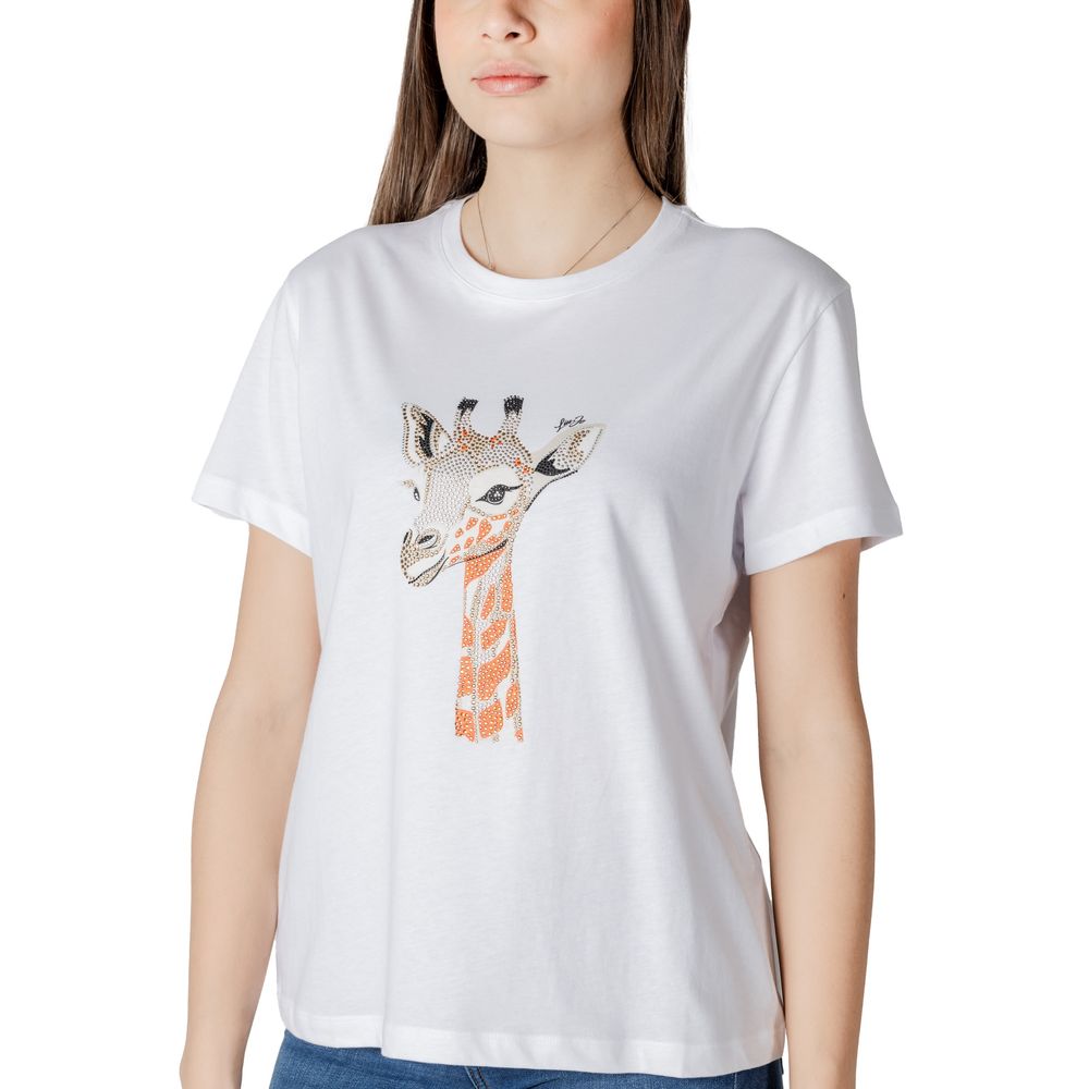 LIU JO White Cotton T-Shirt