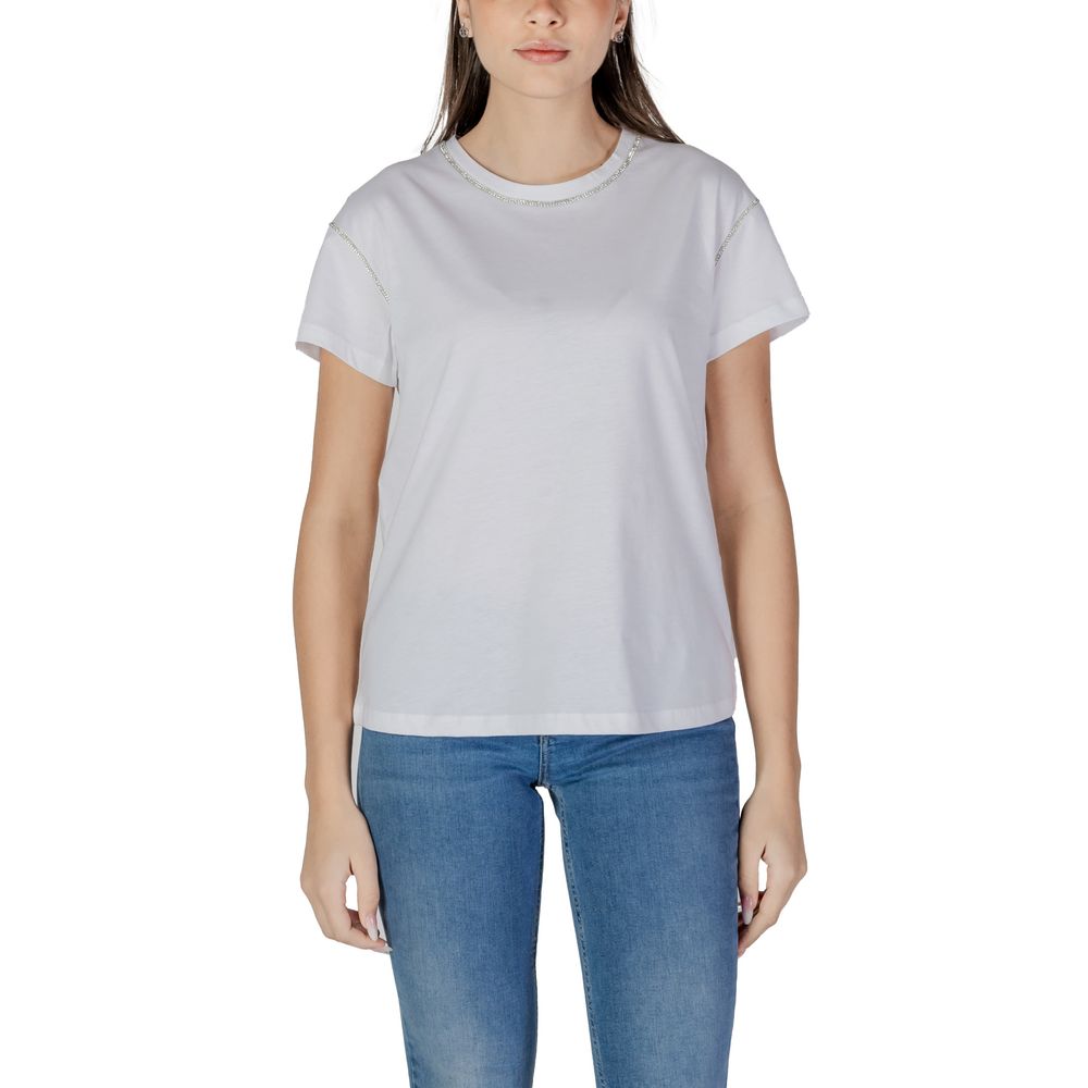 LIU JO White Cotton T-Shirt