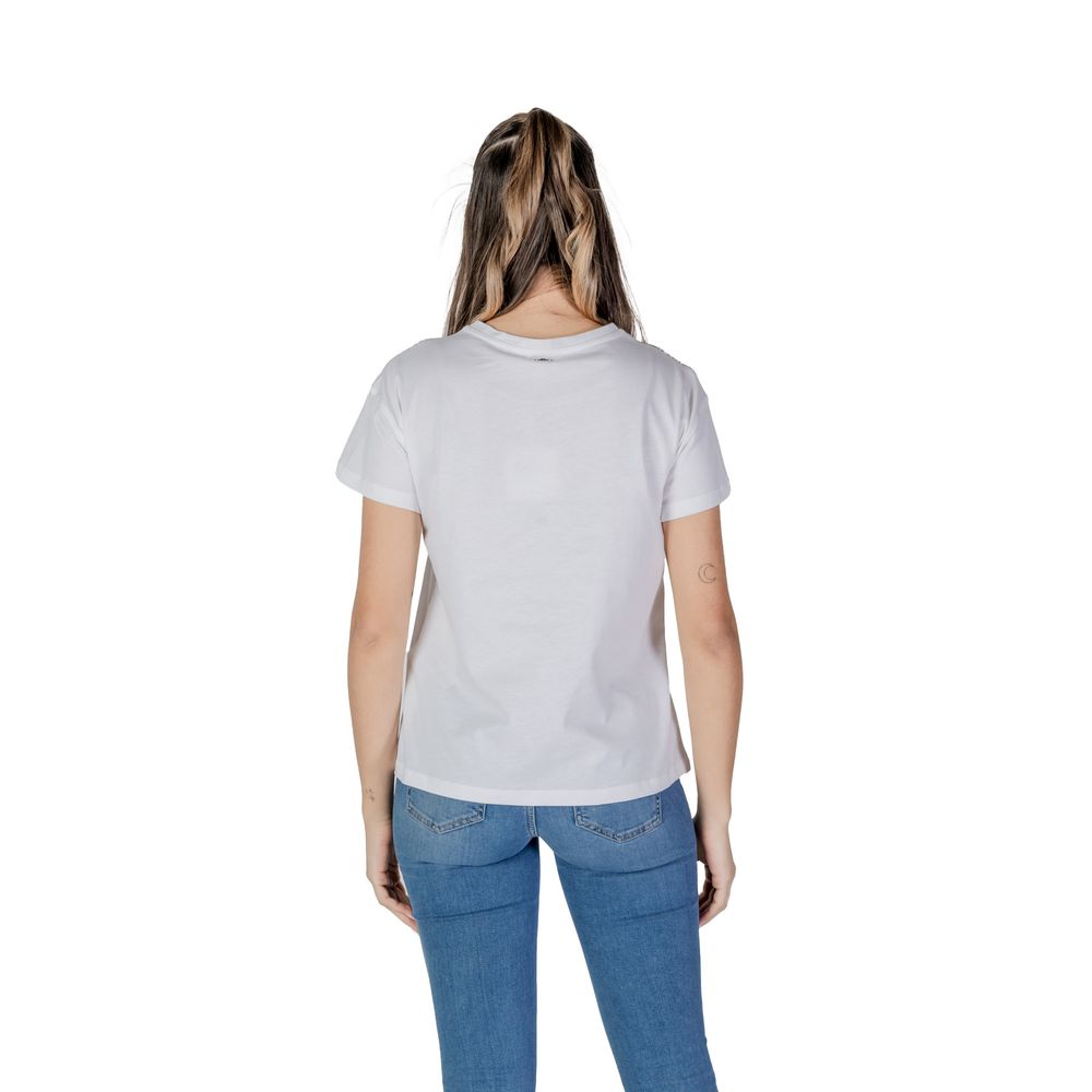 LIU JO White Cotton T-Shirt