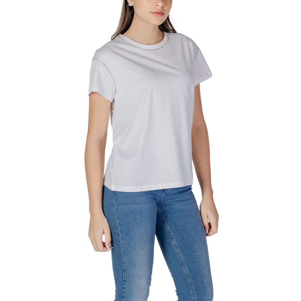 LIU JO White Cotton T-Shirt