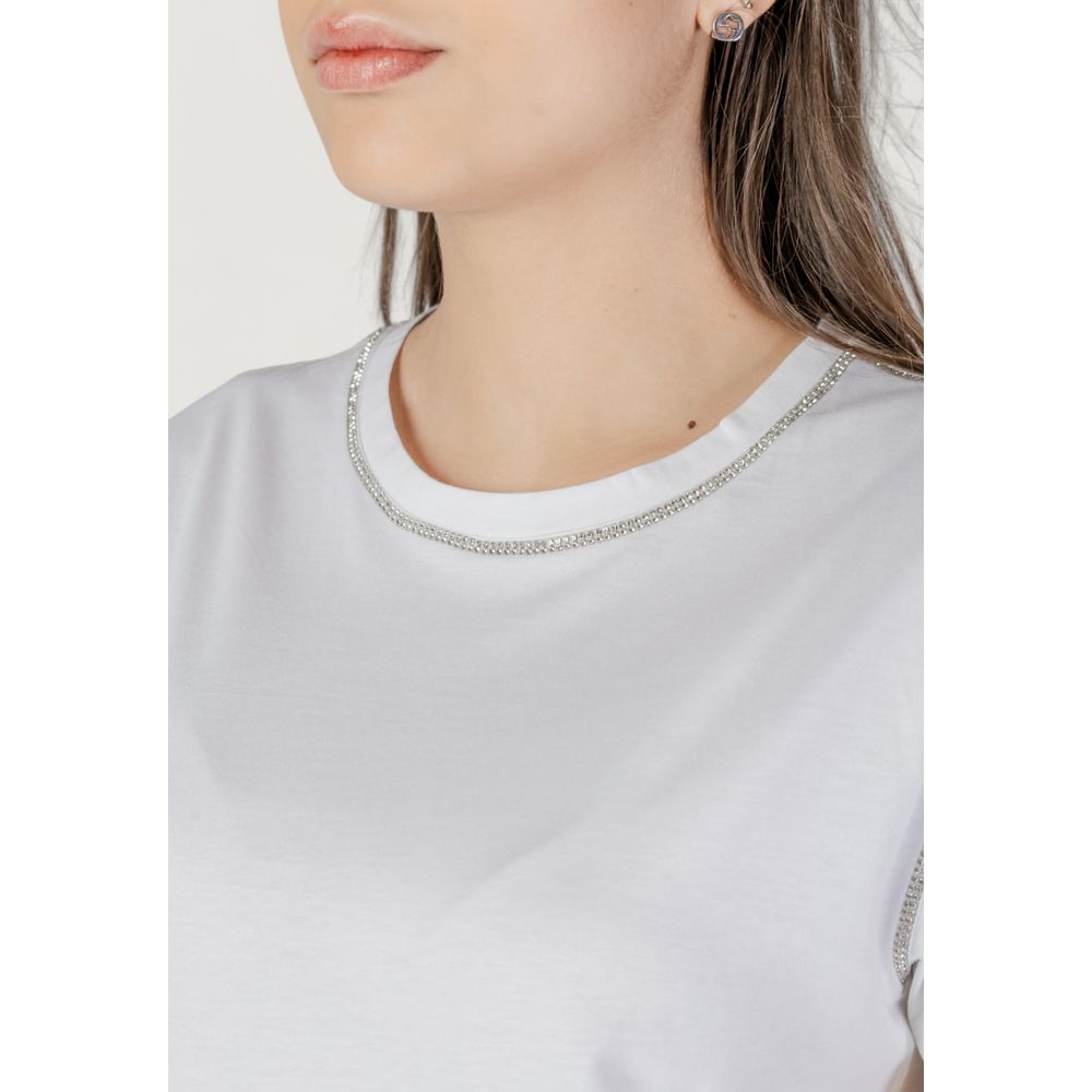 LIU JO White Cotton T-Shirt