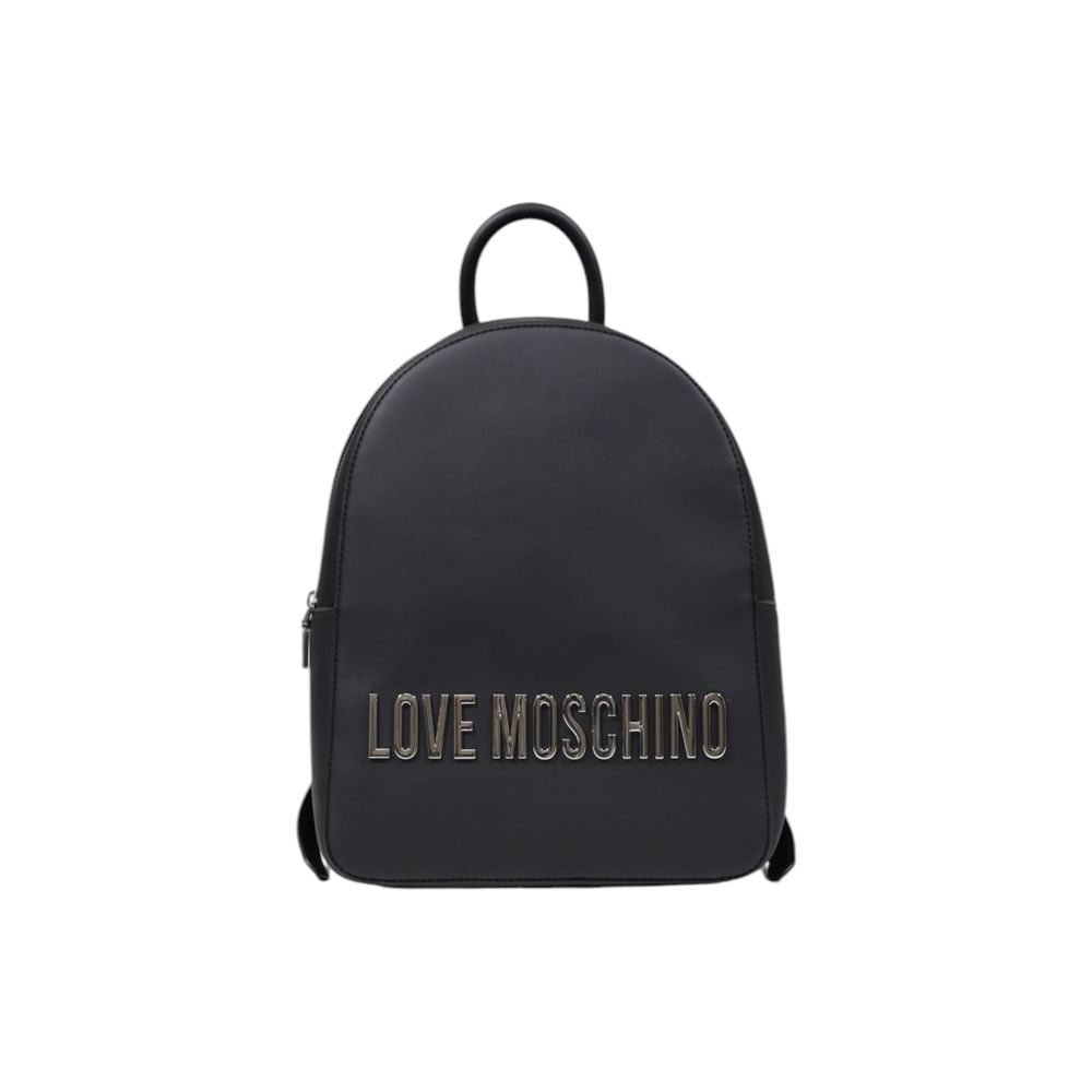 LOVE MOSCHINO Gray Polyethylene Backpack