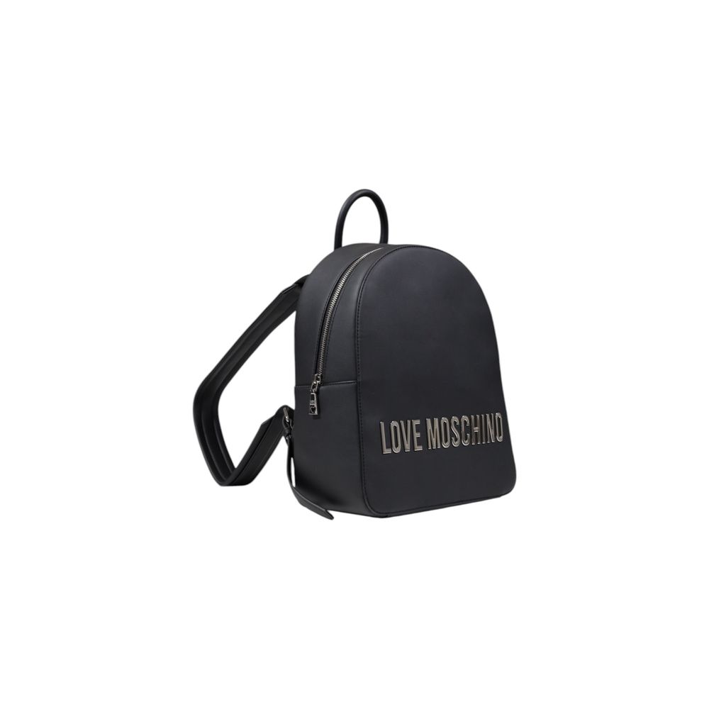 LOVE MOSCHINO Gray Polyethylene Backpack