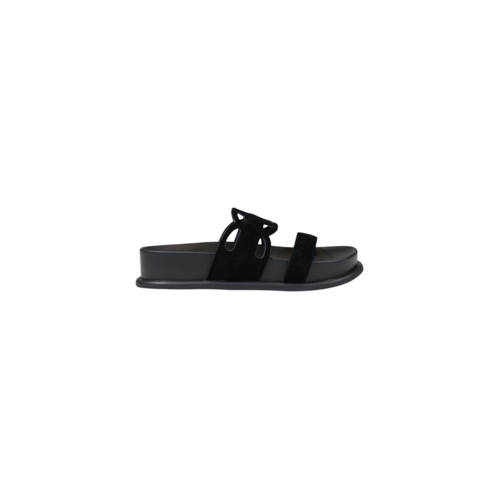 LIU JO Black Leather Sandal