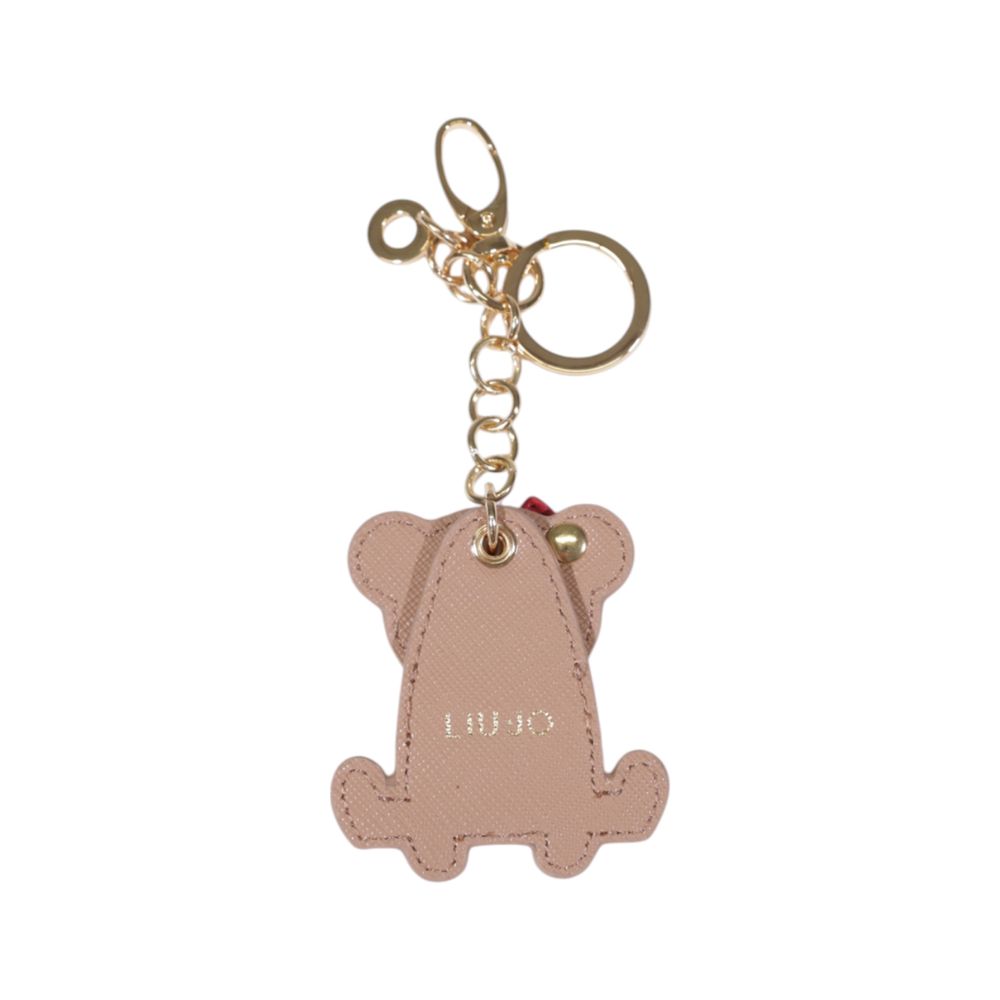 LIU JO Beige Polyethylene Keychain