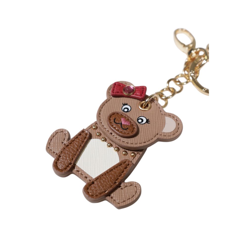 LIU JO Beige Polyethylene Keychain