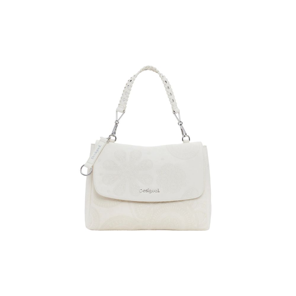 Desigual White Polyethylene Handbag