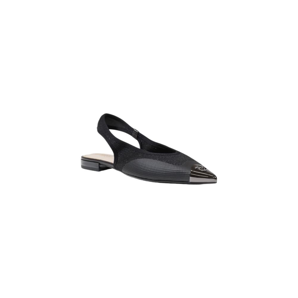 Pinko Black Leather Sandal