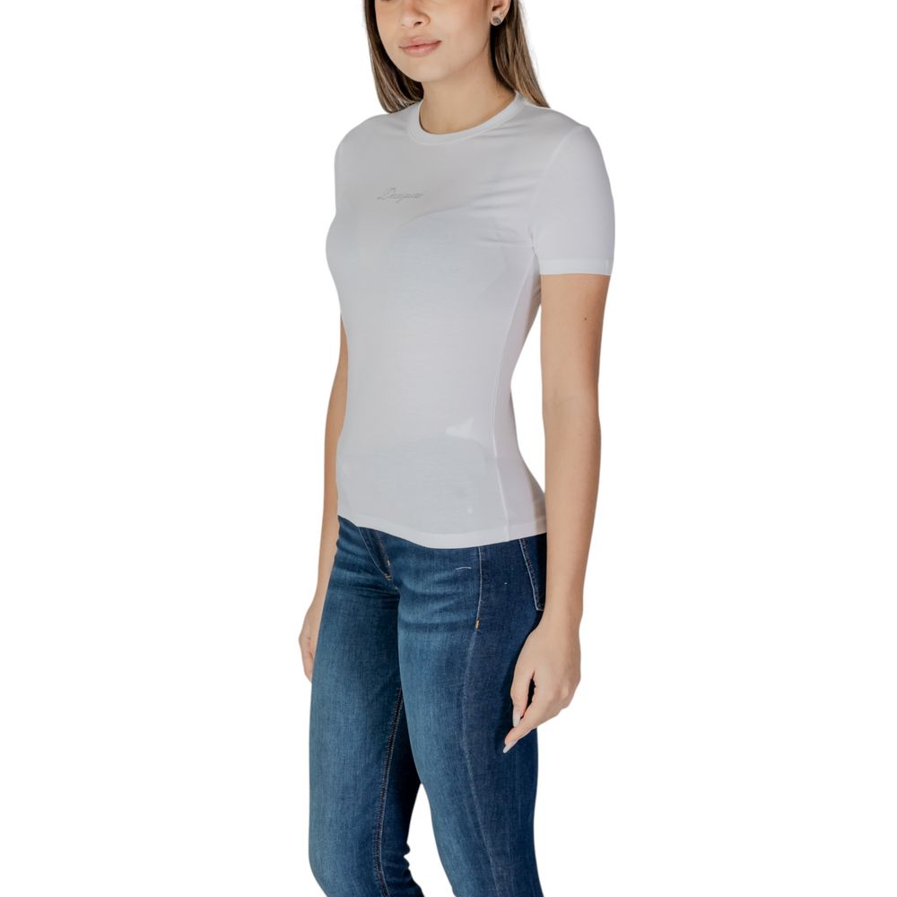 Desigual White Cotton T-Shirt