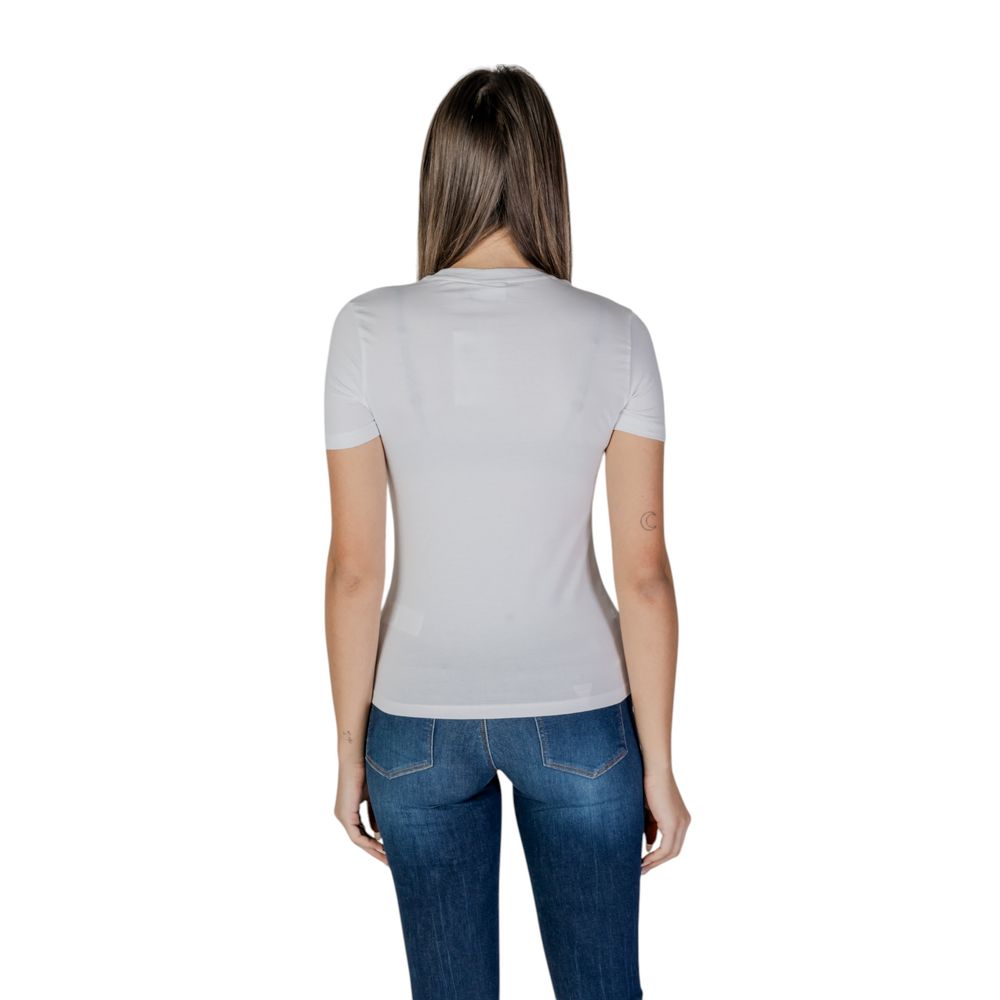 Desigual White Cotton T-Shirt