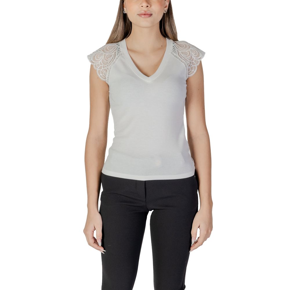 Morgan Lane White Recycled Polyester Tank Top