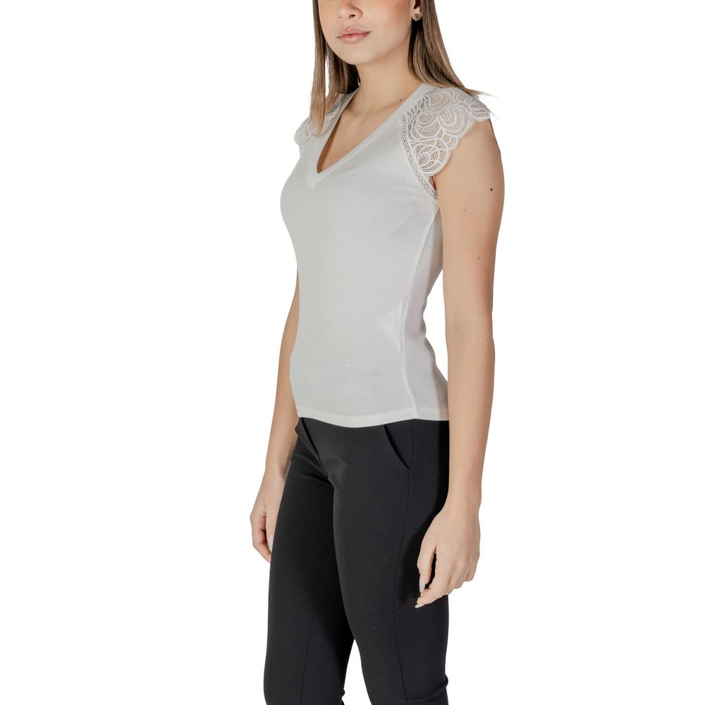 Morgan Lane White Recycled Polyester Tank Top
