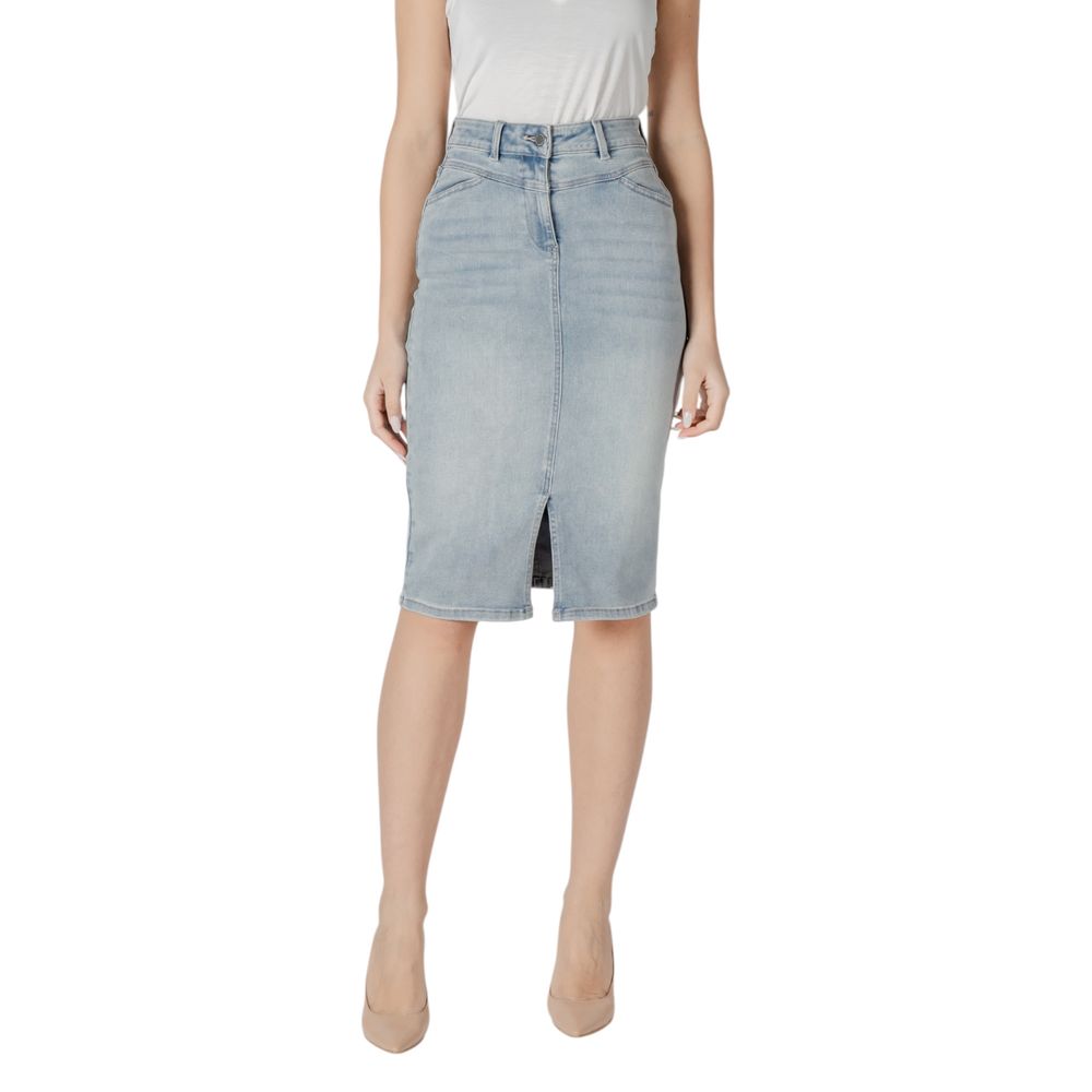 Morgan Lane Blue Cotton Long